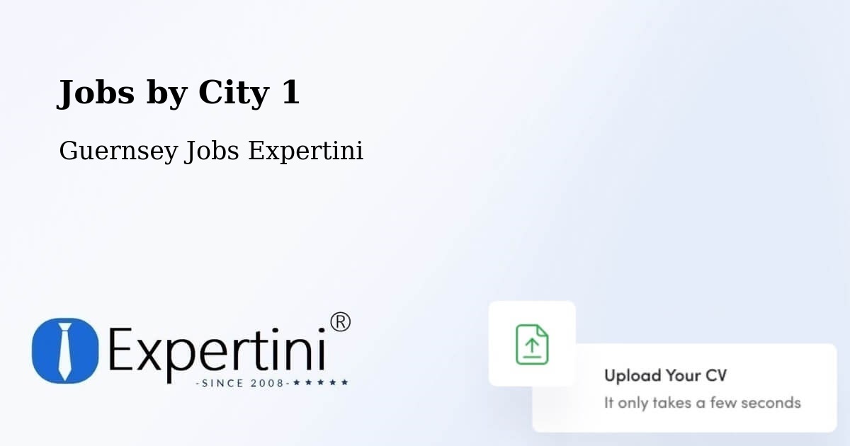 City Jobs in Guernsey - Expertini